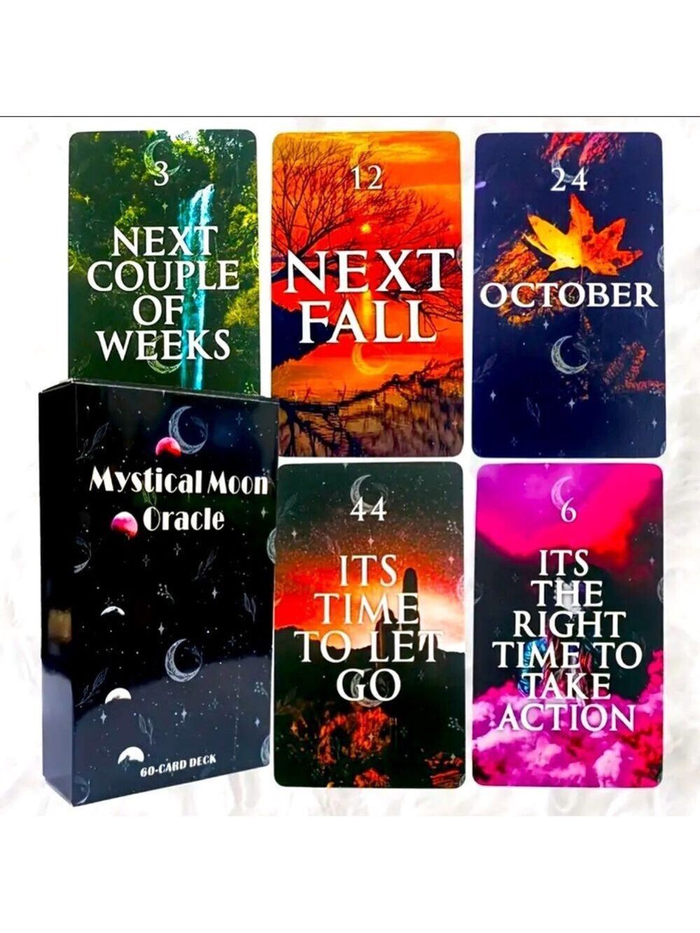 Mystical Moon Oracle: Illuminating Your Path with Lunar Wisdom Tarot Deck